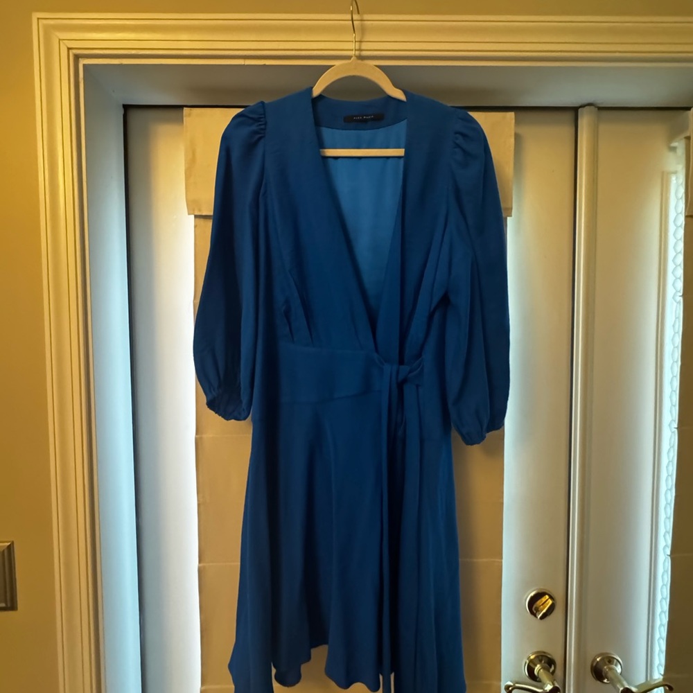 Alex Marie Royal Blue Long Sleeve Dress